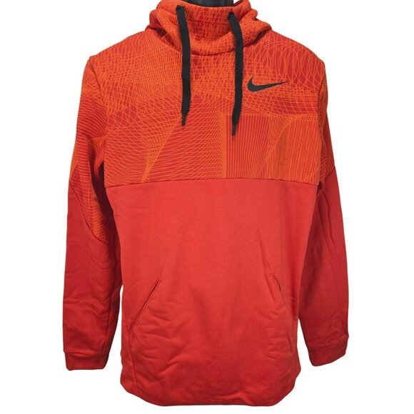 Nike Mens Dri-Fit Red Hoodie Sweatshirt Small (small flaw) - Picture 1 of 7